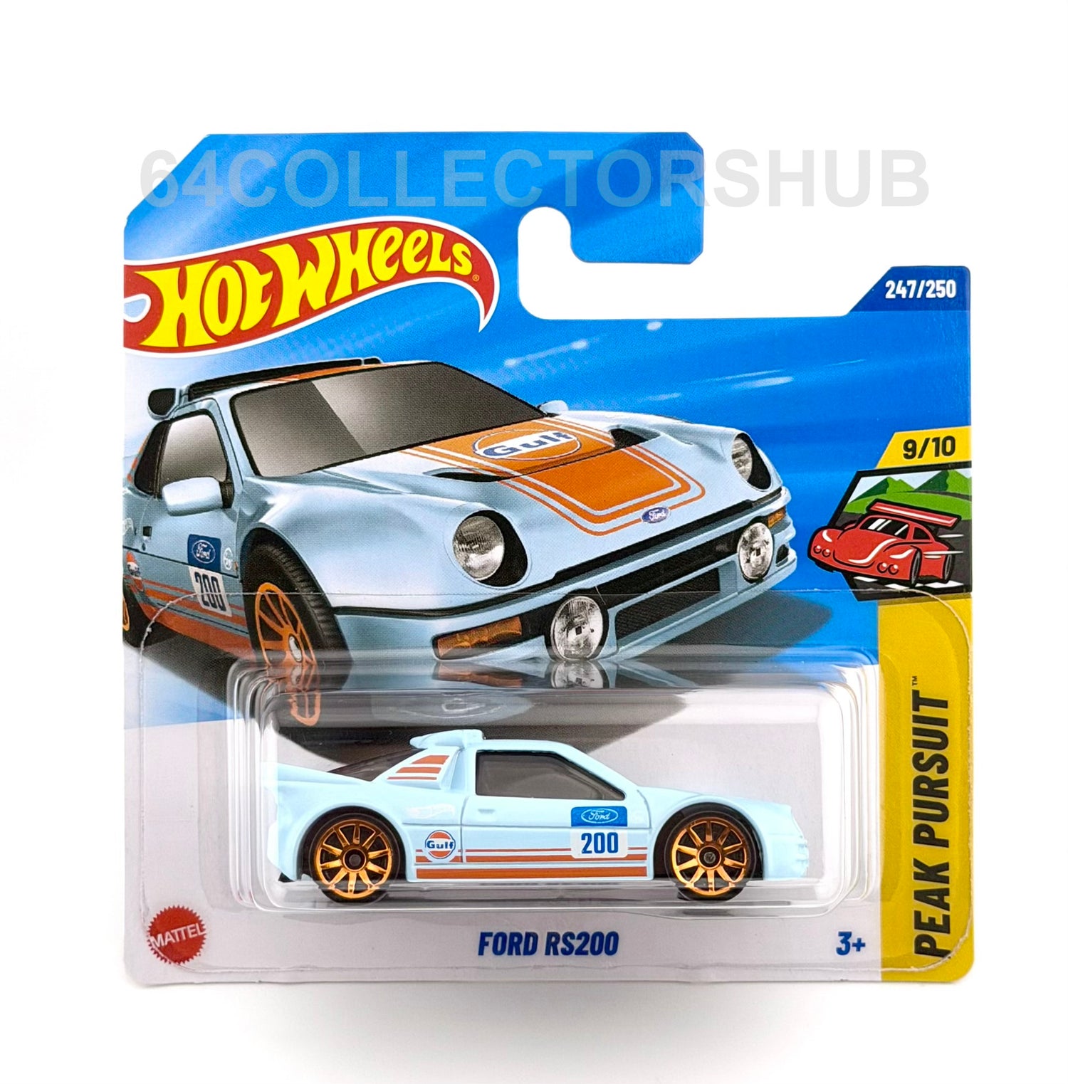 Hot Wheels - Ford RS200 Gulf Livery - Peak Pursuit 247/250 - 2025