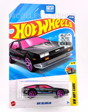 Hot Wheels - DMC DeLorean Black - HW Art Cars 36/250 - 2025 Factory Sealed Set
