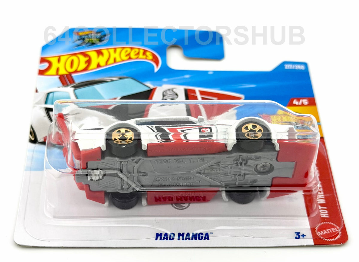 Hot Wheels - Mad Manga - White - Let’s Race - 217/250 - 2026 Treasure Hunt