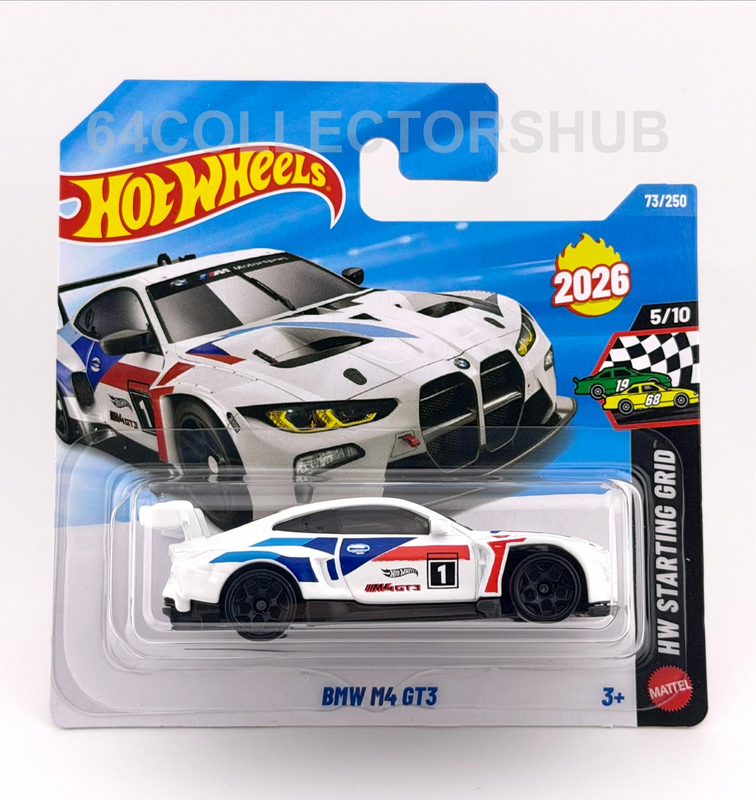 Hot Wheels - BMW M4 GT3 - White - HW Starting Grid - 73/250 - 2026