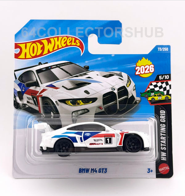 Hot Wheels - BMW M4 GT3 - White - HW Starting Grid - 73/250 - 2026