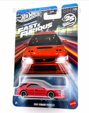 Hot Wheels - 1999 Subaru Impreza Red - Fast & Furious Dream Lineup 1/5 - 2026