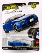 Hot Wheels Premium - Nissan Skyline GT-R V-Spec II (BNR34) - Timeless Icons 4/5