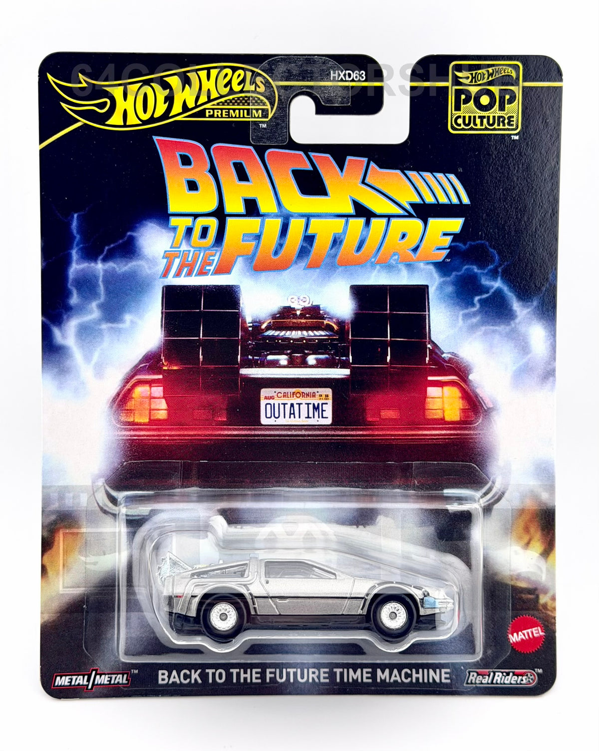 Hot Wheels Premium - Back to the Future Time Machine - Pop Culture - 2025