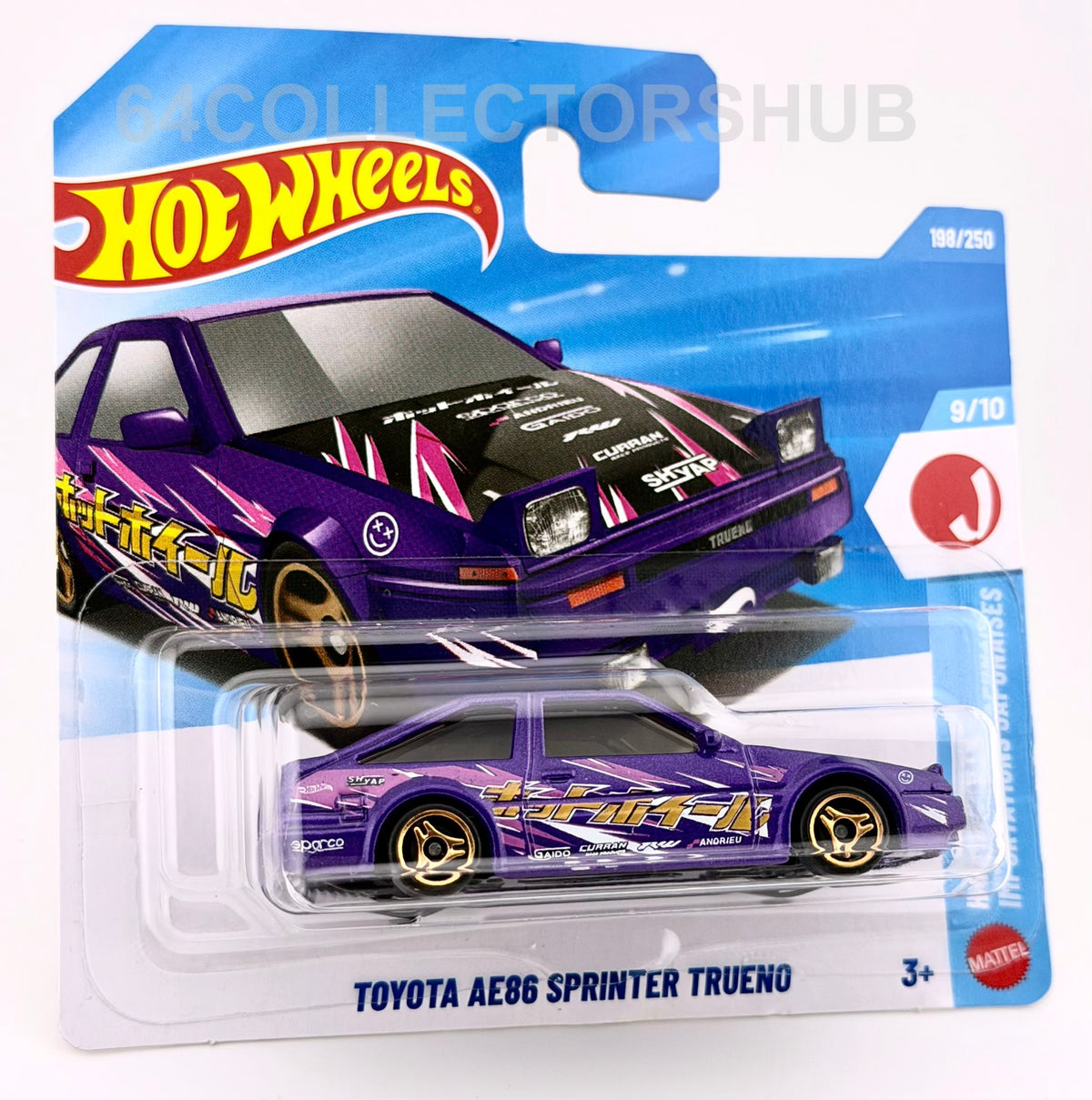 Hot Wheels - Toyota AE86 Sprinter Trueno - Purple - J-Imports - 198/250 - 2026
