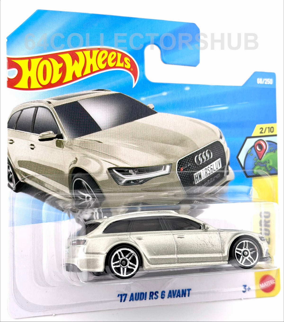 Hot Wheels - ’17 Audi RS 6 Avant - Silver - HW Euro - 66/250 - 2026