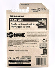 Hot Wheels - DMC DeLorean Black - HW Art Cars 36/250 - 2025 Factory Sealed Set