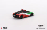 Mini GT - Lamborghini Huracan EVO Bologna Airport 2020 Follow-Me #193 - Boxed