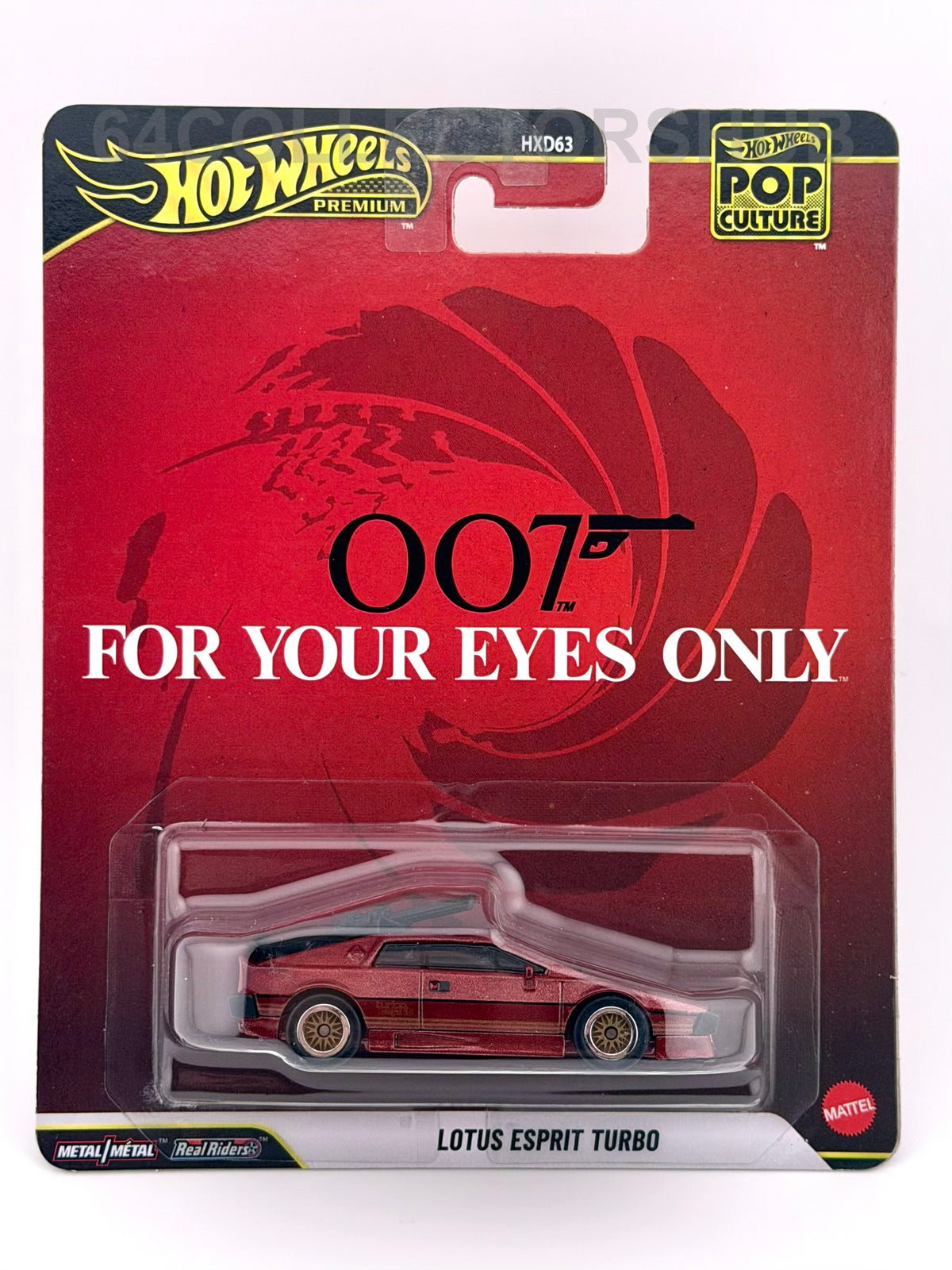 Hot Wheels Premium - Lotus Esprit Turbo - James Bond 007 - For Your Eyes Only