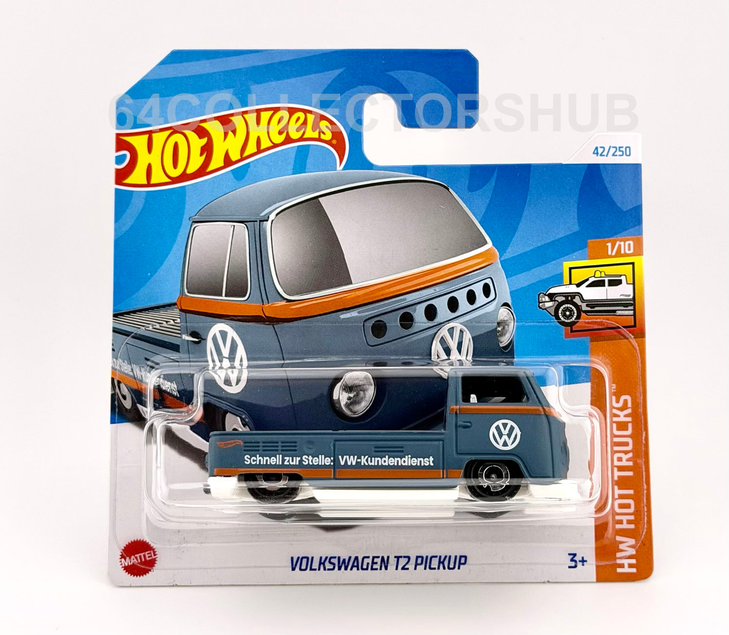Hot Wheels - Volkswagen T2 Pickup - Blue - HW Hot Trucks - 42/250 - 2024