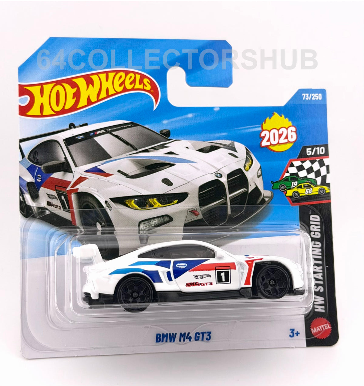 Hot Wheels - BMW M4 GT3 - White - HW Starting Grid - 73/250 - 2026