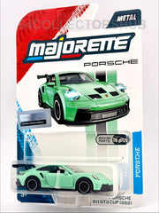 Majorette - Porsche 911 GT3 Cup (992) - Mint Green - Moving Parts - Preimum Cars