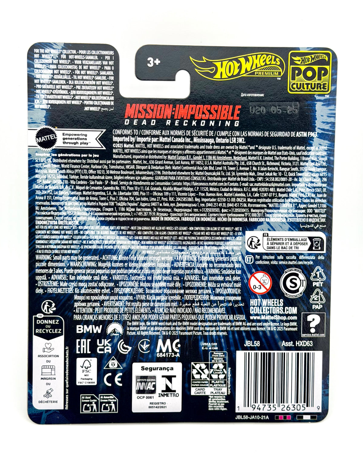 Hot Wheels Premium - 2021 BMW M5 - Mission Impossible Dead Reckoning - 2025