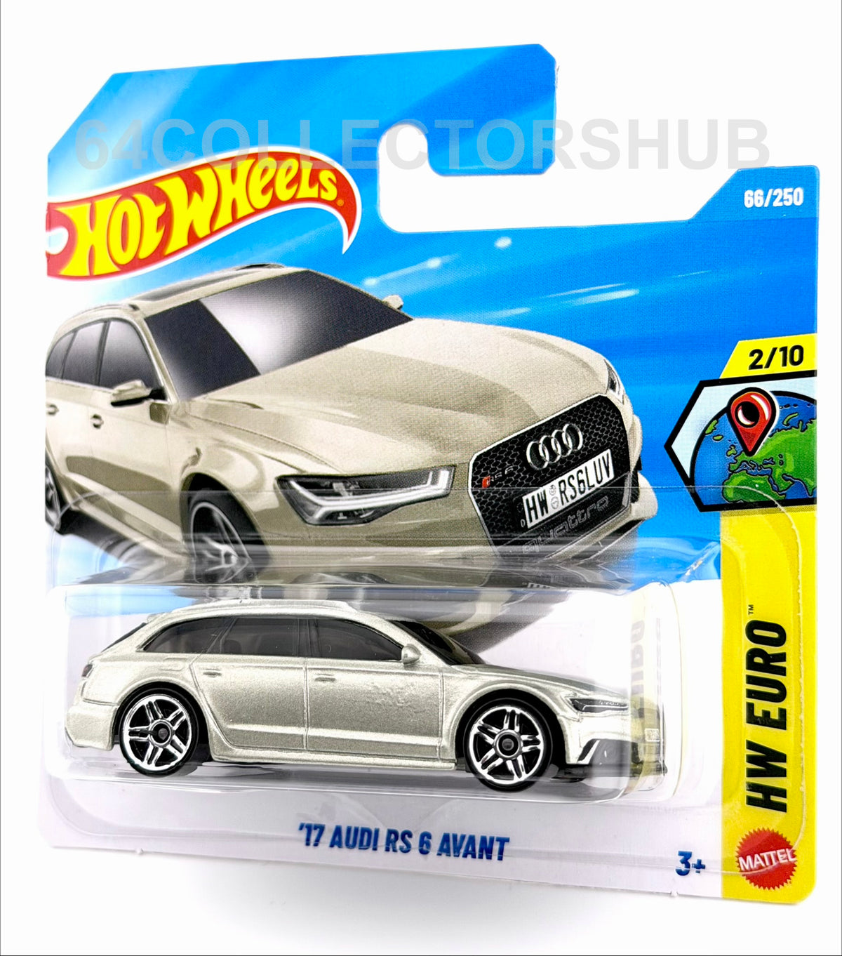 Hot Wheels - ’17 Audi RS 6 Avant - Silver - HW Euro - 66/250 - 2026