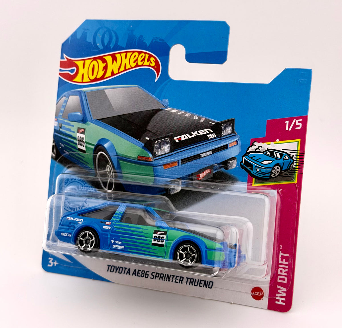 Hot Wheels Toyota AE86 Sprinter Trueno - HW Drift 1/5 - Falken Livery