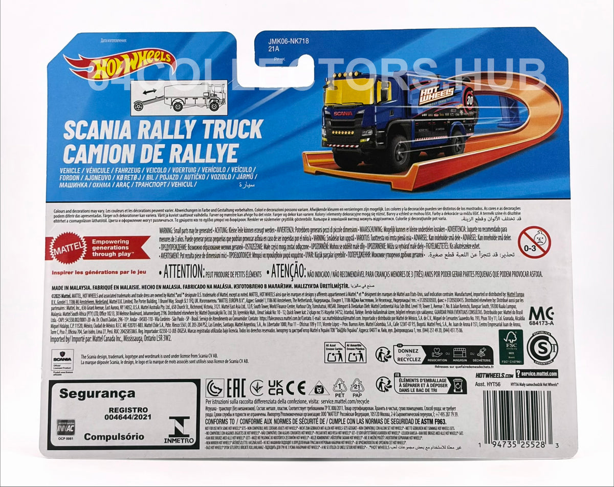 Hot Wheels - Scania Rally Truck - Track Fleet - 2025