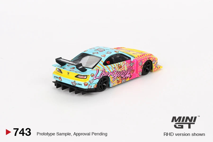 MINI GT - Nissan Silvia S15 LB-Super Silhouette LBWK KUMA #743 - Boxed