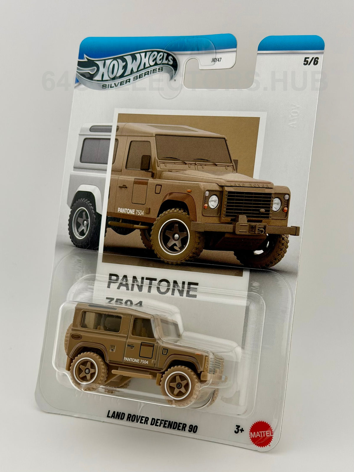 Hot Wheels Silver Series Land Rover Defender 90 - Pantone 7504 - 5/6 - 2026