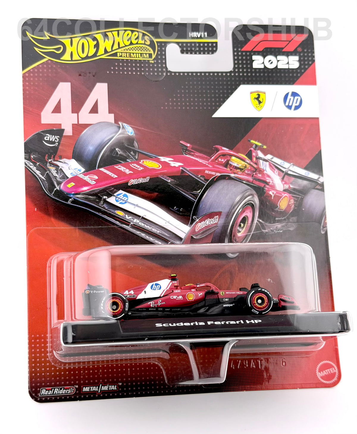 Hot Wheels Premium - Scuderia Ferrari HP #44 - Lewis Hamilton- Formula 1 2025