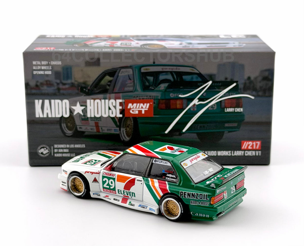 Kaido House Mini GT - BMW M3 Kaido Works Larry Chen V1 7-Eleven - #217 - Sealed
