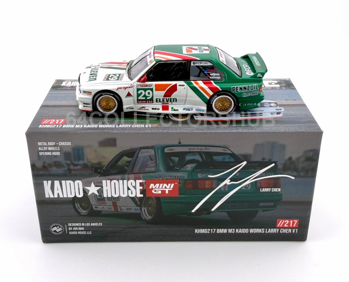 Kaido House Mini GT - BMW M3 Kaido Works Larry Chen V1 7-Eleven - #217 - Sealed