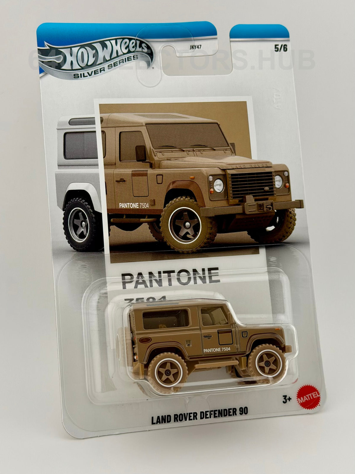 Hot Wheels Silver Series Land Rover Defender 90 - Pantone 7504 - 5/6 - 2026