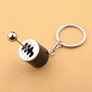 6-Speed Manual Gear Shift Keychain | Metal Car Gear Stick Keyring | JDM Car Enthusiast Gift | Fidget Keychain