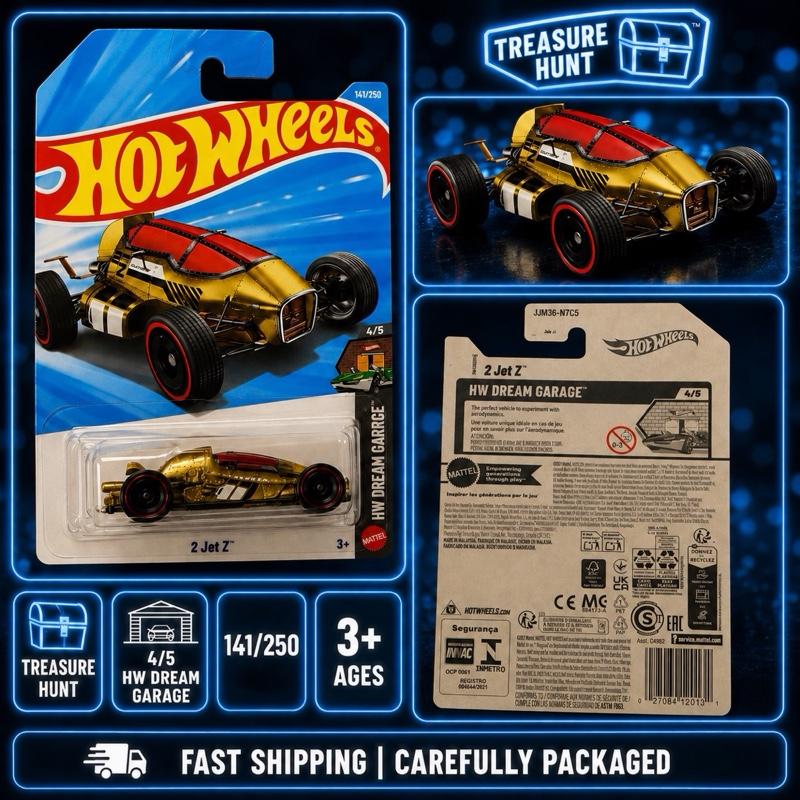 Hot Wheels 2 Jet Z Treasure Hunt HW Dream Garage Diecast Car